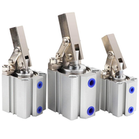 Cylindre de serrage pneumatique à double effet en aluminium ALC JGL 25 32 40 50 avec bras oscillant à levier pour presse à air industrielle