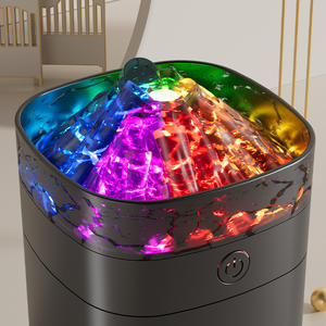 Humidificador de <span class=keywords><strong>aire</strong></span> portátil Flame Volcano, humidificador de escritorio, atomizador H2o de 500ml, rociador encantador, Mini humidificadores USB para dormitorio - Product Image 4