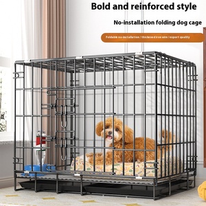大型および中型の犬用トイレ用ホットセール犬用クレート家庭用屋内屋外用金属犬用アウトドア - Product Image 3