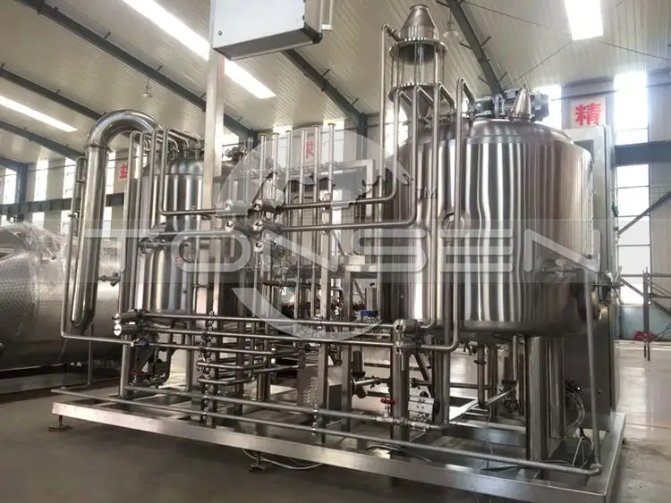 Tonsen 5bbl 10bbl 15bbl20bblビール醸造設備ラインクラフトBBT発酵システム