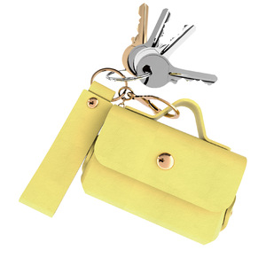 Mini Portachiavi in Pelle PU, Piccolo Portamonete con Cinturino da Polso, Custodia Portatile per Rossetto e Auricolari - Product Image 5