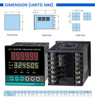 Compteur de longueur de ligne série CL, 2 boucles, comptage de longueur, sortie de contrôle, compteur numérique