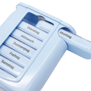 Rectángulo <span class=keywords><strong>7</strong></span> días pastillero caja cuatro rejilla a prueba de fugas medicina vitamina caja organizador antiarañazos bajo MOQ - Product Image 1