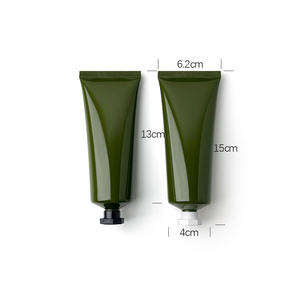 100g Glossy Green Cosmetic Soft <b>Tube</b> Facial Cleanser Hand Cream Disposable Empty Bottle PE Screw Cap Skin Care Squeeze <b>Tube</b> - Product Image 4