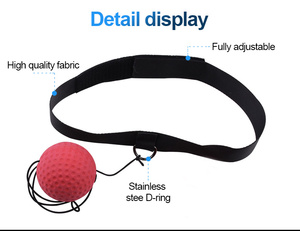 Nouveau produit vitesse sport entraînement poinçon combat réagir tête balle boxe réflexe balles avec bandeau - Product Image 3