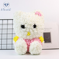 RichJewelry RJ-0628-1 Lampe Chaude Décorative en Plastique Motif Chat, Rose et Ours pour Anniversaire, Saint-Valentin, Tanabata, Noël