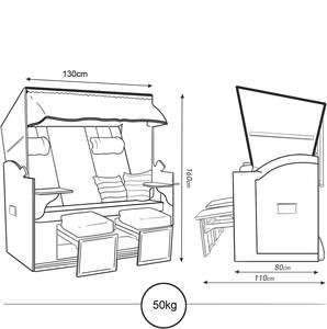 เก้าอี้ชายหาดในสวนพร้อมเฟอร์นิเจอร์กลางแจ้งที่ประกอบอย่างทนทานมีหลายสีสำหรับใช้ในสวน - Product Image 5