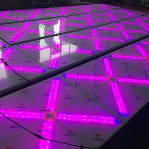 Pista da ballo LED light up bianco copertura in acrilico fase portatile 1x1 m RGB pannelli per la decorazione <span class=keywords><strong>di</strong></span> nozze - Product Image 1