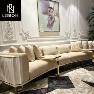 Canapé de luxe de style européen de haute qualité, personnalisation, canapé italien de designer, vente en gros, canapé modulaire, canapé de luxe - Product Image 2