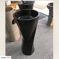 Cuvette de piédestal en pierre frittée de conception moderne pour le Wudu musulman et la prière de mosquée Wudumate meubles de salle de bains de lavage des pieds