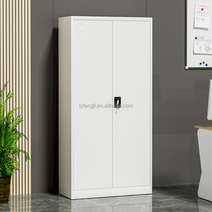Modern 2-Door <b>Lockable</b> Steel Filing <b>Cabinet</b> Multi-Purpose Commercial Use Hospital Home School Bedroom Gym Hotel Furniture - Product Image 3
