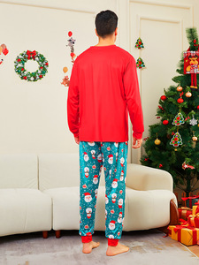 Pyjama de <span class=keywords><strong>Noël</strong></span> Imprimé Père <span class=keywords><strong>Noël</strong></span> pour Toute la Famille, Grandes Tailles, Tenues Assorties Père <span class=keywords><strong>Mère</strong></span> Enfants Chien - Product Image 5