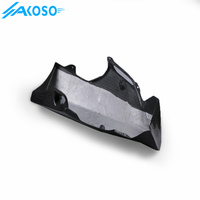 AKOSO R6 fibra de carbono Belly Pan motocicleta fibra de carbono Belly Pan inferior debajo de la bandeja carenado accesorios para Yamaha R6 2017-2024