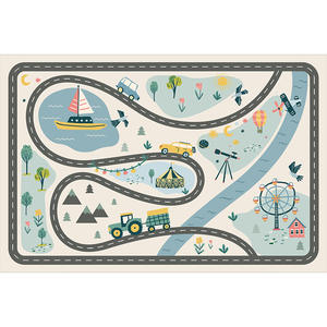 Alfombra moderna para sala <span class=keywords><strong>de</strong></span> estar, estacionamiento, área <span class=keywords><strong>de</strong></span> lectura para niños, Centro <span class=keywords><strong>de</strong></span> Educación Temprana, alfombrillas <span class=keywords><strong>de</strong></span> estudio <span class=keywords><strong>de</strong></span> escalada, lavables, antideslizantes - Product Image 5