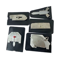Kit d'outils de jauge de soudage avec jauge conique de Type de boîtier bref HI-LO Test Ulnar Pipe Pit Ruler Cam Welder Inspection