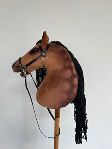 Mainan Kuda Kayu <span class=keywords><strong>DR</strong></span> Plush Hobby Horse Stick Horse Tersedia - Product Image 4