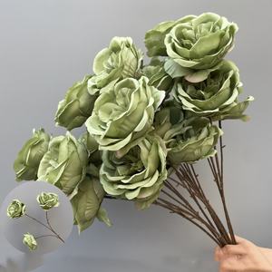 Colección de Flores Artificiales Verdes y Verduras Artificiales Necesarias para Bodas, para el Día DE LA Mujer, para el Día DE LA Mujer - Product Image 5
