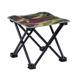 เก้าอี้แคมป์ปิ้งพับได้ทำจากเหล็กน้ำหนักเบา,เก้าอี้ตกปลาลายพรางสำหรับแคมป์ปิ้งชายหาด - Product Image 2