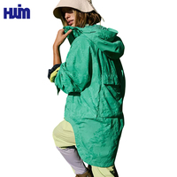 Veste réactive à l'eau personnalisée coupe-vent imperméable extérieur pour hommes pêche randonnée montre des modèles sous la pluie Durable pratique à capuche