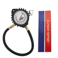 Pièce pneumatique Gonfleurs personnalisés Jauge de pneu Outil de mesure de type mécanique avec joint en acier inoxydable pour voiture