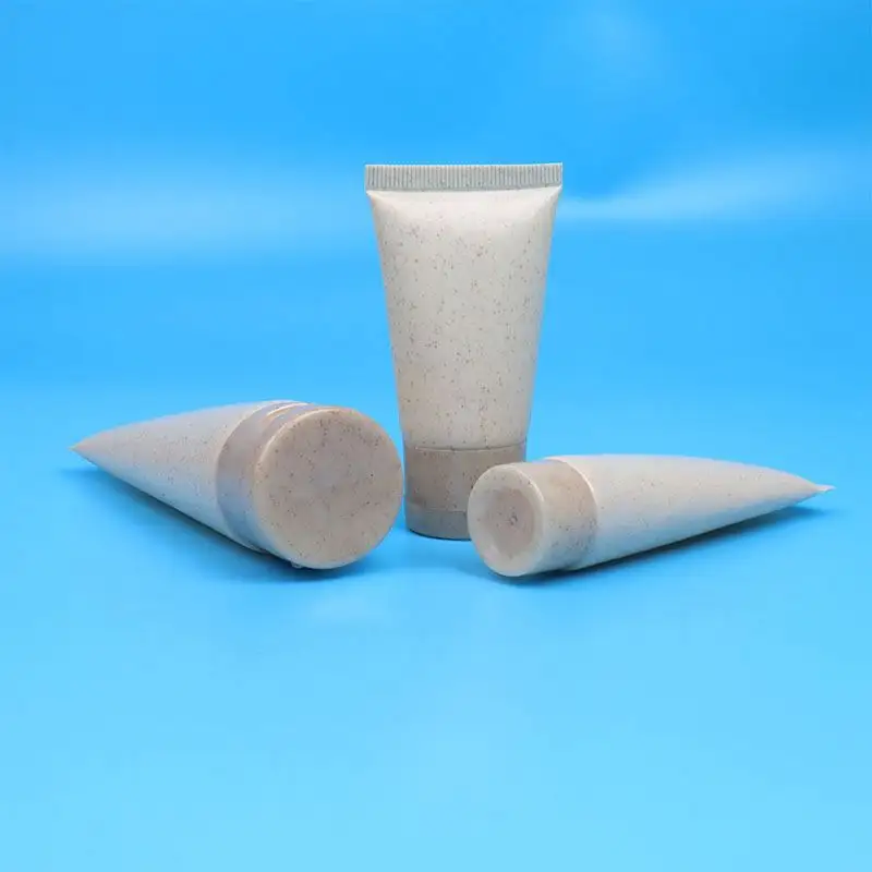 Tarwe Stro Bio Plastic Cosmetische Buis Milieuvriendelijke Container Nieuwe Trend Innovatieve Verpakking Buizen