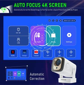 Mini projecteur portable HY260PRO LCD Android WIFI 4K Full HD LED Vidéo Home Cinéma Smart Projecteur - Product Image 4