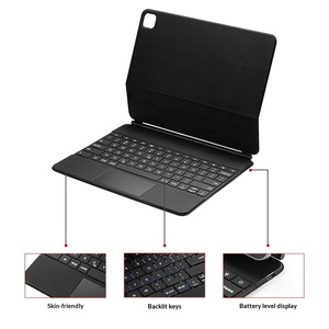 Teclado Táctil Magnético Ultrafino para <span class=keywords><strong>iPad</strong></span> Pro 11, Magic Keyboard 12.9, <span class=keywords><strong>Air</strong></span> 6, Compatible con Tabletas con Teclado Capacitivo 10 - Product Image 3