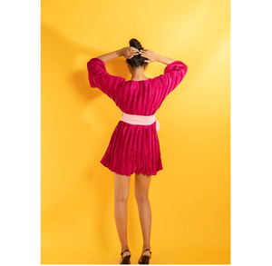 โรสแฟรี่เดรส ชุดเดรสลายดอกไม้น่ารักสำหรับฤดูร้อน ชุดเดรสแฟชั่นผู้หญิงลำลอง ชุดเดรสอินเทรนด์ ชุดเดรสสั้น ชุดเดรสหรูหรา น้ำหนักเบา - Product Image 4