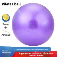 Ballon de yoga en PVC épaissi 85 cm pour femmes enceintes et entraînement sensoriel des enfants & assistance au travail d'accouchement