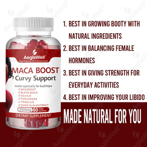 イーグルウェル マカ根 バットヒップ拡大グミ プライベートラベル カスタムOEM ODM錠剤 プライベートラベル マカグミ - Product Image 5