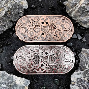 Juego de 7 dados poliédricos de aleación de zinc con doble disco para juegos de rol, D&D, Dungeons & Dragons, con caja de regalo - Product Image 3