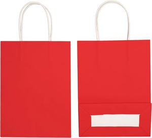 Bolsa de Papel Kraft Ecológica Reciclable, Adecuada para Empacar Productos de Supermercado y para Uso Diario en Compras al Aire Libre - Product Image 3