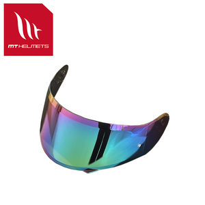 Visera de Repuesto para Casco MT Helmet ATOM SV V-16, Lente de PC, Visera Plateada, Ahumada, Arcoíris, Roja - Product Image 3