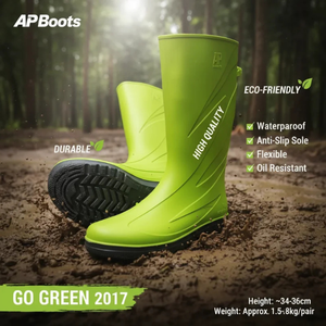 Botas AP 2017 en verde lima brillante, calzado elegante y llamativo, perfecto para el estilo dinámico y a la moda. - Product Image 3