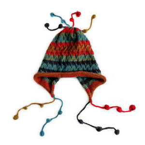 Autunno inverno ragazza colorata Multi colore Pom-pom intrecciata nappe all'uncinetto <span class=keywords><strong>Rasta</strong></span> donne cappelli invernali Vintage - Product Image 6