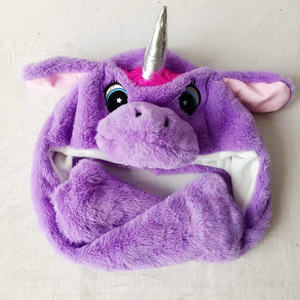 Chapeau LED lumineux à oreilles de lapin mobiles en peluche, style Stitch, pour cosplay, taille unique adulte unisexe, cadeau d'anniversaire - Product Image 4