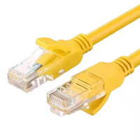 Kabel Patch Cat5e 4 Pasang 24AWG Berkinerja Tinggi Bebas Oksigen Ekstra Panjang Sinyal Stabil untuk Jaringan Rumah Jarak Jauh