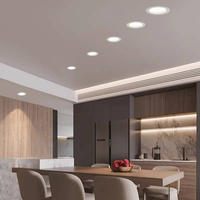 Plafonnier LED COB 30W, projecteur à faisceau étroit 15 ° /25 ° /45 °   Spot encastré à CRI élevé pour hôtel, villa, bureau