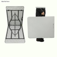 Table d'étude pliable, table basse et chaise pliantes d'extérieur pour événements, ensemble table et chaises pliantes de salle à manger d'extérieur