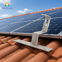 Fabricant de structures solaires photovoltaïques pour toitures, crochet réglable en acier inoxydable de haute qualité pour toiture en tuiles