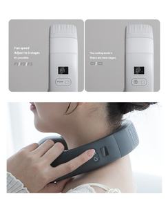 2025 Neck Fan 4000mah Bladeless Portable Semiconductor Refrigerator Cooling Neck Fan Rechargeable <b>Mini</b> Portable & Wearable Fans - Product Image 5