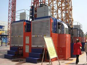 Double Kandang Konstruksi <span class=keywords><strong>Hoist</strong></span> <span class=keywords><strong>SC200</strong></span> Bangunan Lift - Product Image 6