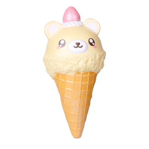 Pu Bear Ice Cream <b>Squishy</b> Toy For Kids Stress Relief Fidget Toy 2 To 4 Years Unisex - Product Image 2