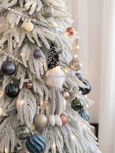 Pohon Natal salju Pe keluaran baru 2024 untuk dalam ruangan/Pesta/kantor, pohon Natal PE 7 kaki navided, pohon Natal - Product Image 2