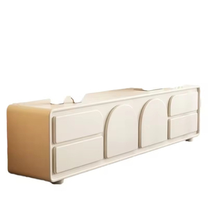 Meuble TV moderne en bois de luxe avec hauteur réglable pour petit appartement, salon ou chambre, combinable avec table basse - Product Image 4