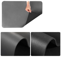 Tapis de bar absorbant en caoutchouc pour sécher la vaisselle, à placer sous la machine à café, la cafetière, pour le comptoir de cuisine - Bar à café