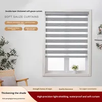 Rideau en plastique imperméable sans perçage, occultant épaissi, installation facile, rideaux auto-adhésifs non transparents