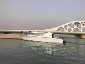 Grandsea - Barco de Cabina Completa de Aluminio de 40 pies/12 m con Motor Fuera de Borda, Barco de Carga Rápida en Venta - Product Image 6