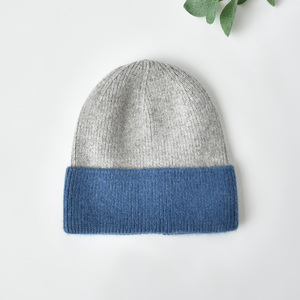 <span class=keywords><strong>Bonnet</strong></span> en tricot d'hiver multicolore pour femmes, <span class=keywords><strong>bonnet</strong></span> de ski unisexe en laine avec <span class=keywords><strong>pompon</strong></span> en fourrure, vente en gros - Product Image 5