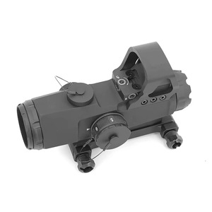 Tầm nhìn kết hợp 4-24 chấm đỏ, trường nhìn rộng chấm đỏ, phạm vi 4X mát mẻ và phụ kiện săn bắn - Product Image 5